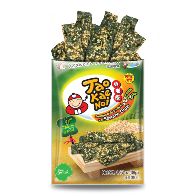 MySnack Seaweed Snack with Sesame 39g