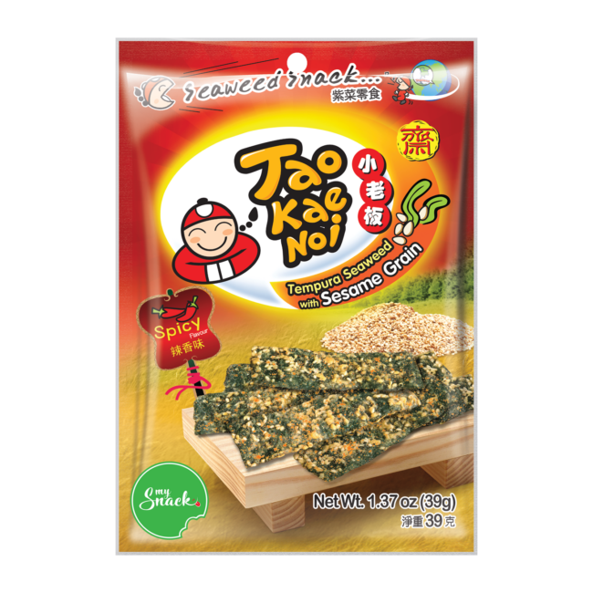 MySnack Seaweed Snack with Sesame Spicy 39g