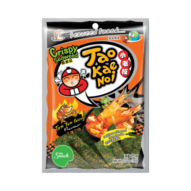 MySnack Seaweed Snack Tom Yum 15g