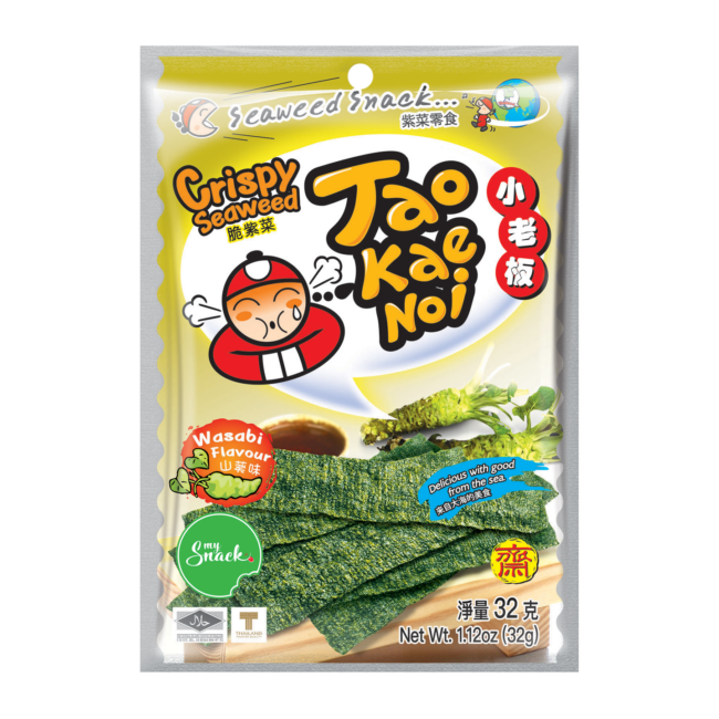 MySnack Seaweed Snack with Wasabi 32g