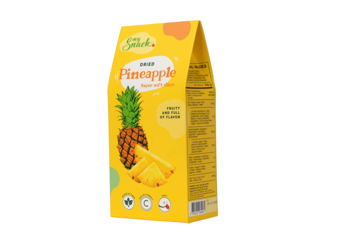 Pehme kuivatatud ananass 80g